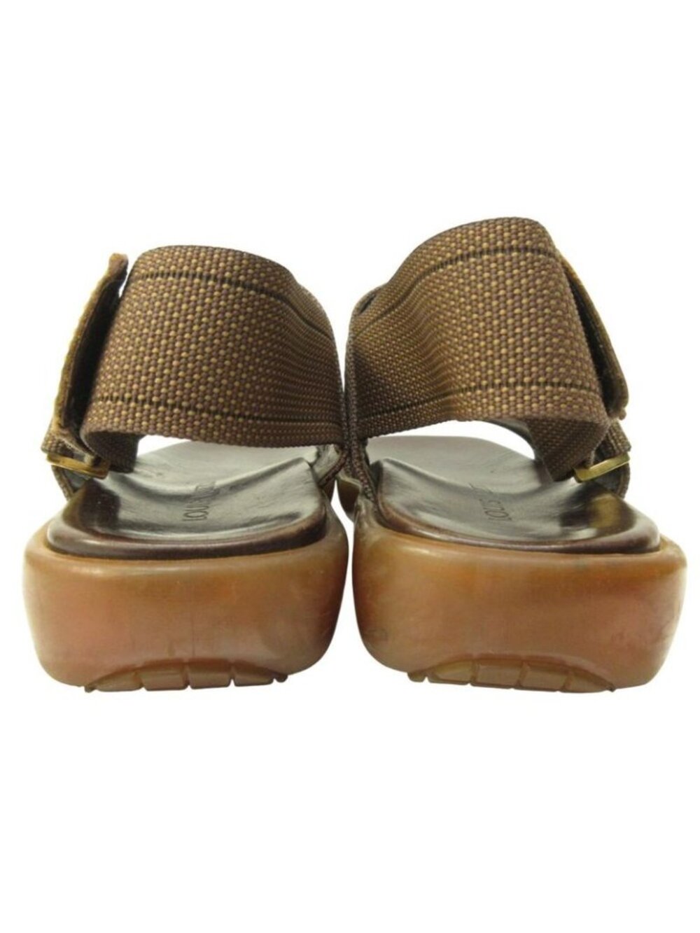 Louis Vuitton Comfort Sandals Shoes Strap Brown - Picture 5 of 8